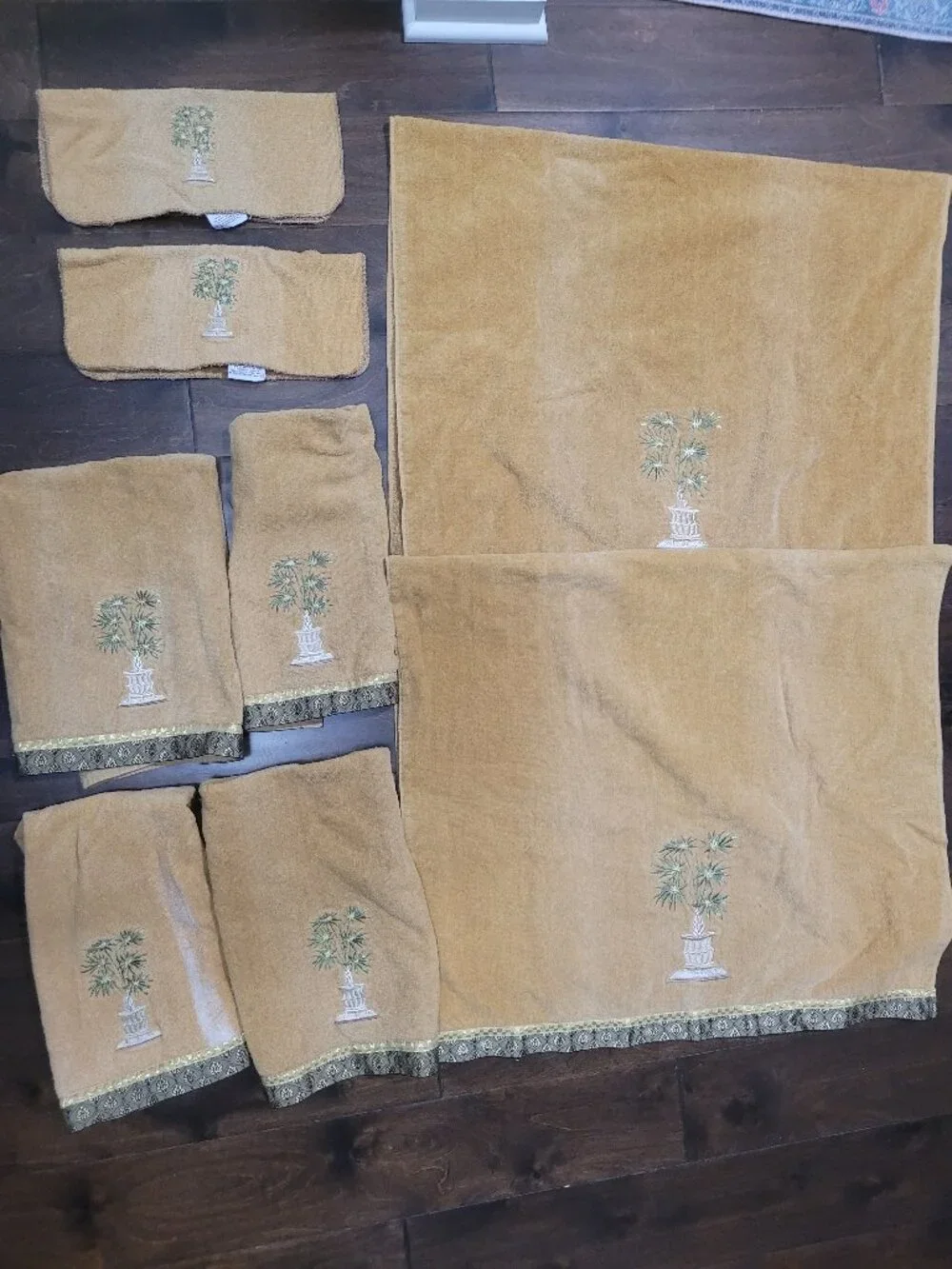 Avanti Banana Palm Vintage Towel Set 8 pcs